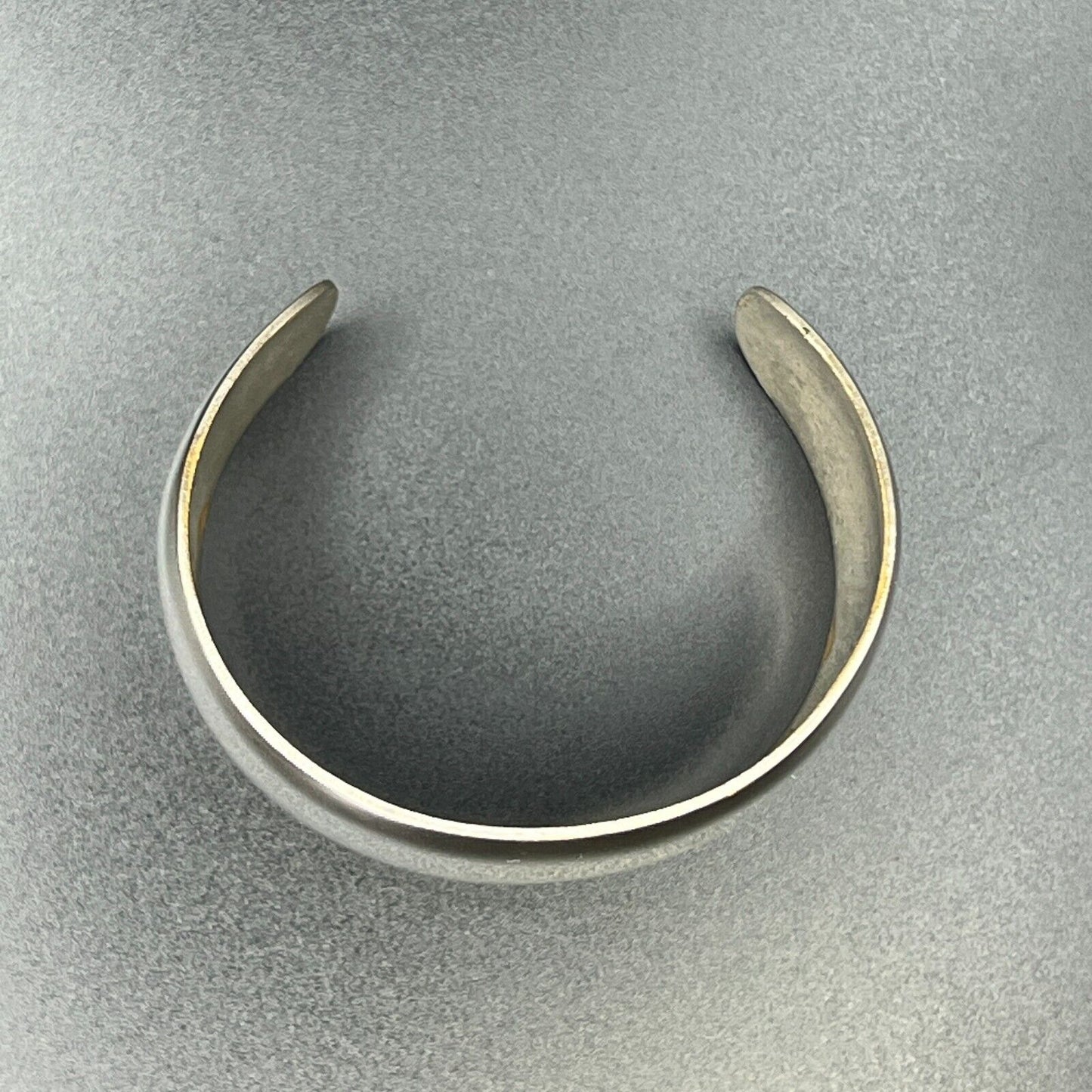 Vintage Signed Parklane Boho Silver-Toned Cuff Bracelet
