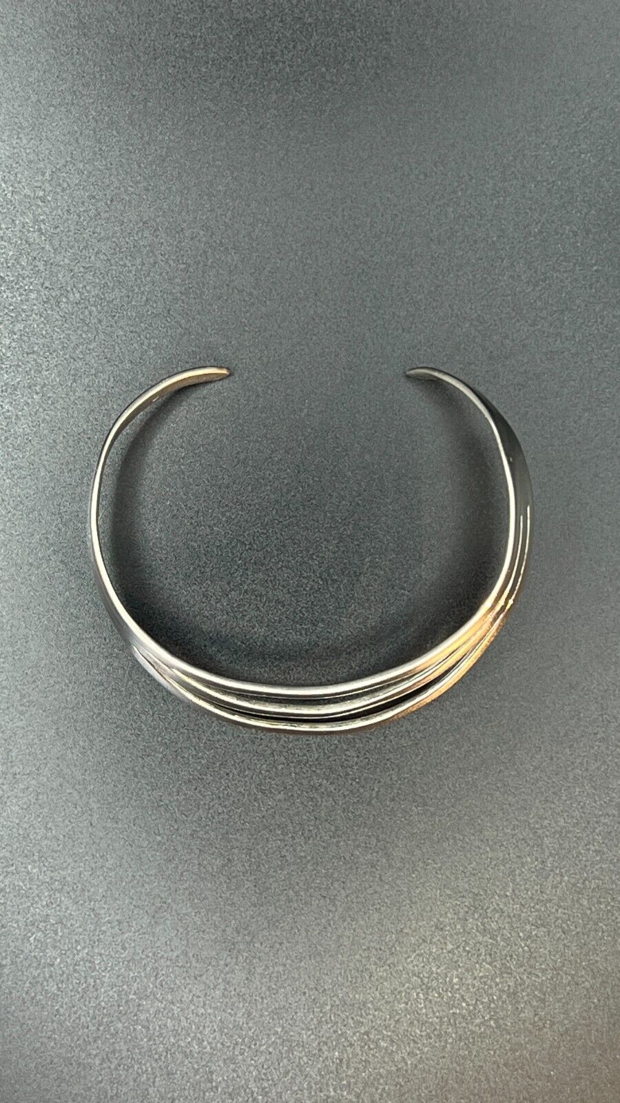 Vintage Beautiful Sterling Silver (925) Cuff Bracelet