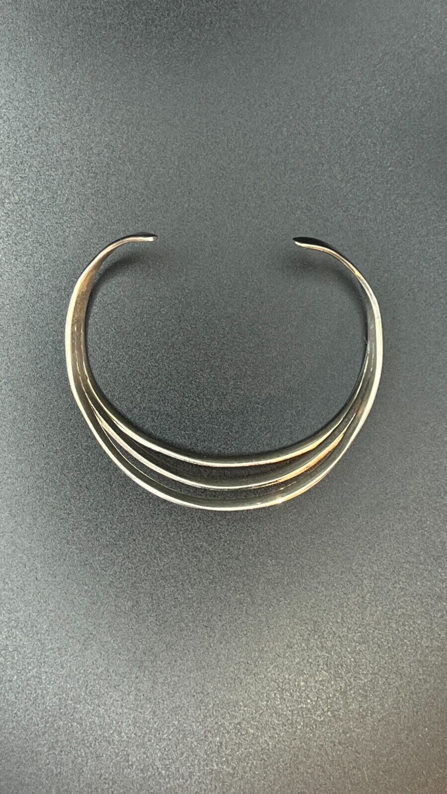 Vintage Beautiful Sterling Silver (925) Cuff Bracelet