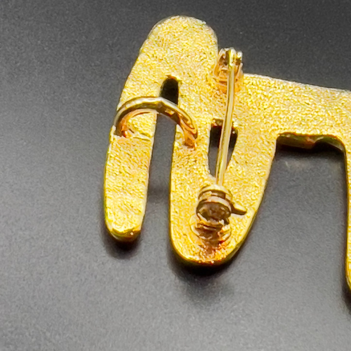 Vintage Gold-Toned Zig Zag Squiggle Signed ParkLane Rhinestones Brooch Pin
