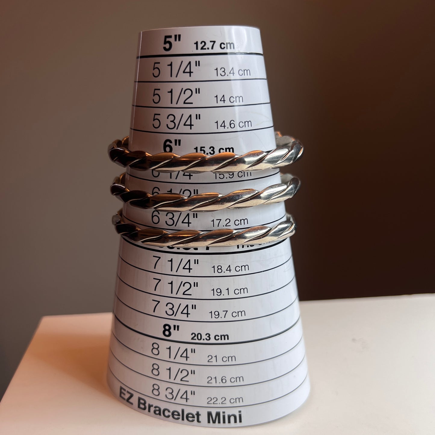 Vintage Silver-Tone Woven Cuff Bracelet